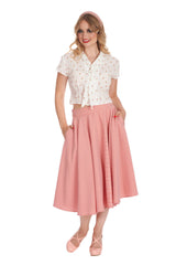 CHERRY AMOUR BLOUSE-White