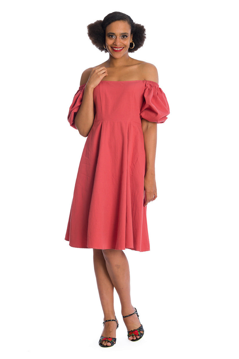 COUNTRY GIRL FIT & FLARE DRESS