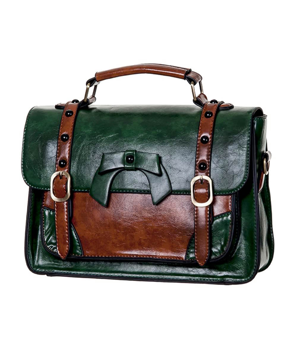 BUCKLE WITH BOW RETRO HANDBAG