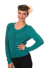 Banned Retro 1950's Goddess Flamingo Gina Vintage Cardigan
