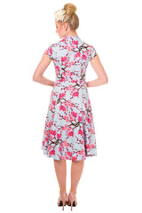 LAST DANCE CHERRY BLOSSOM FIT & FLARE DRESS