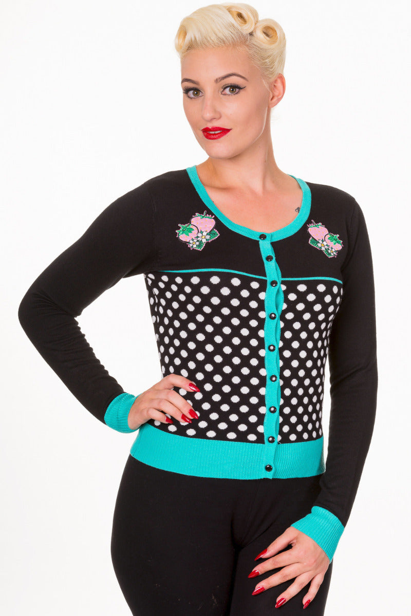Sweet Strawberry Cardigan