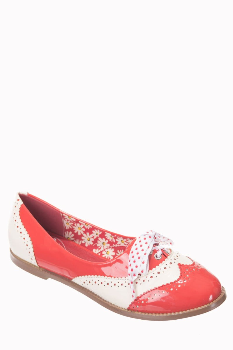 MILANA 60S BROGUE FLATS