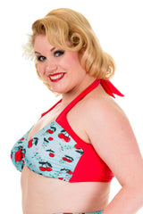Blindside Halter Bikini Top