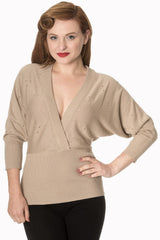 LUCK HAS IT WRAP FRONT CARDIGAN