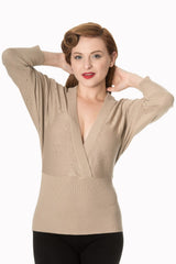 LUCK HAS IT WRAP FRONT CARDIGAN