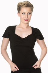 SHE WHO DARES TOP Black