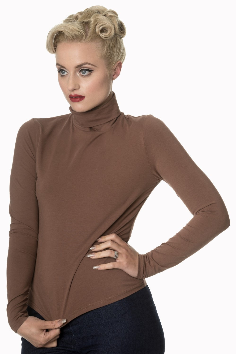 CLASSIC BEAUTY HIGH NECK KNIT