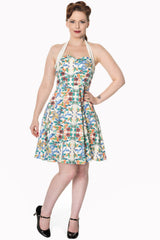 MANDALA HALTERNECK DRESS