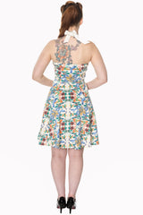 MANDALA HALTERNECK DRESS