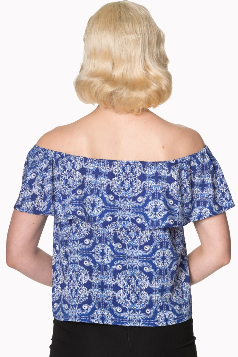 CELESTIAL OFF SHOULDER TOP
