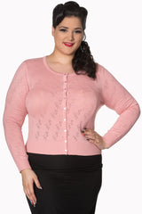 Banned Retro 1950's Goddess Flamingo Gina Vintage Cardigan