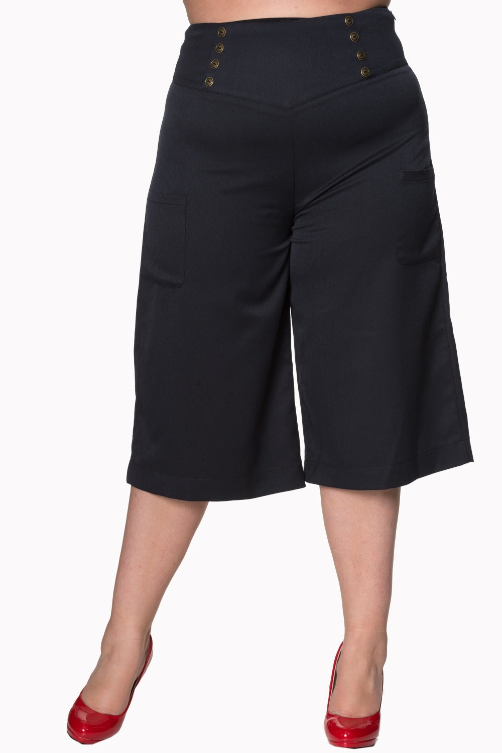 CECILE TROUSERS-Navy-EU