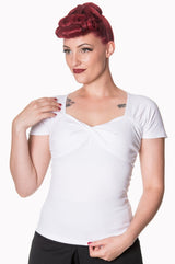 SHE WHO DARES TOP OffWhite