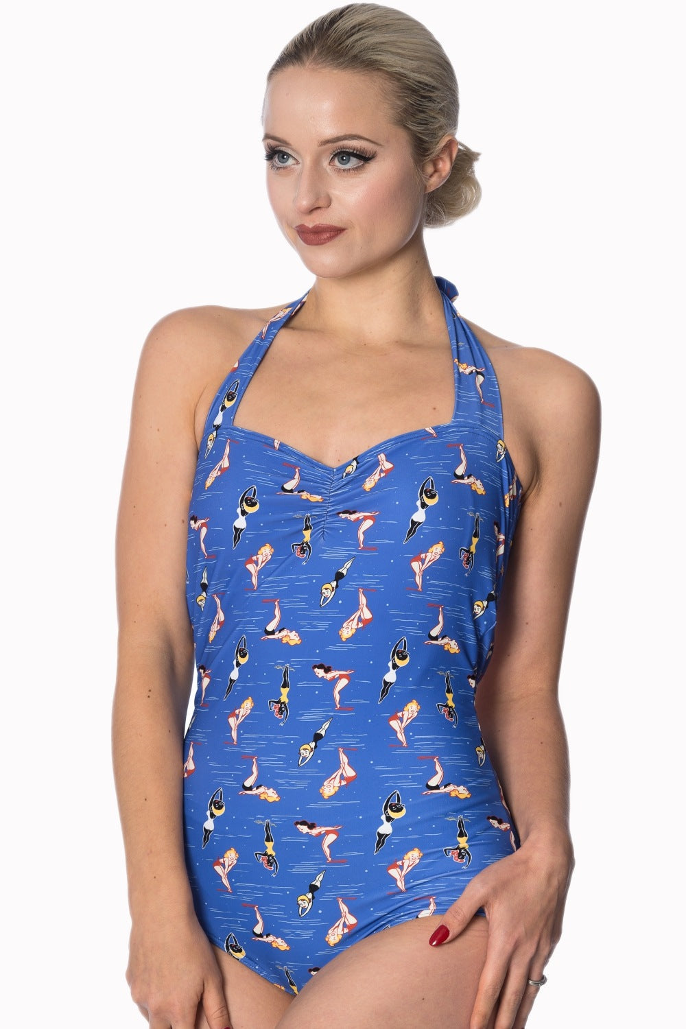 DIVE IN HALTERNECK SWIMSUIT