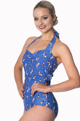 DIVE IN HALTERNECK SWIMSUIT
