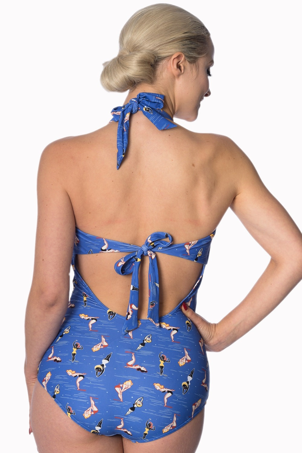 DIVE IN HALTERNECK SWIMSUIT