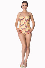 PARASOL RUCHING SWIMSUIT