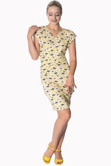 PALM SHADE CROSS OVER DRESS