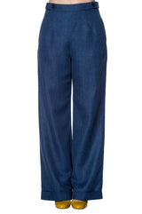 SECRETARY WIDE LEG TROUSER