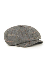 PLAID PAPER BOY CAP