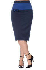 COLOUR BLOCK SKIRT
