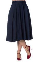 Banned Retro 1950's Di Di Swing Skirt With Pockets
