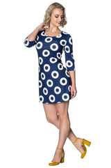 60's CIRCLES DRESS