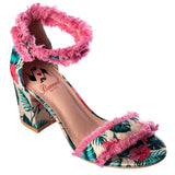 ROSA LEE BLOCK HEEL SANDALS