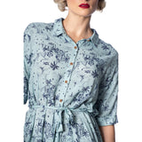 SANTORINI DREAMS RELAXED SHIRTDRESS