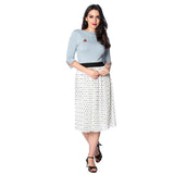 DOTS ABOUT SPOTS MIDI SKIRT