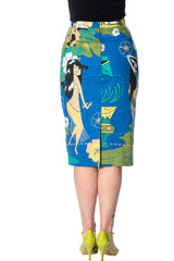 TIKI PENCIL SKIRT