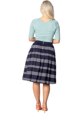 SAIL AWAY PLEATS PLEASE SKIRT