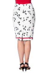 CHERRY POP PENCIL SKIRT