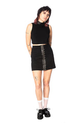 GLAM GOTH BODYCON SKIRT-EU