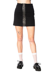 GLAM GOTH BODYCON SKIRT-EU