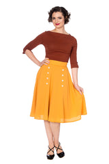 CUTE AS A BUTTON SKIRT