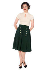 CUTE AS A BUTTON SKIRT