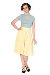 CUTE AS A BUTTON SKIRT