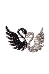 PRISTINE LOVE SWAN BROOCH PIN