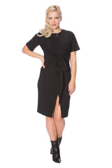 TIE FRONT DRESS