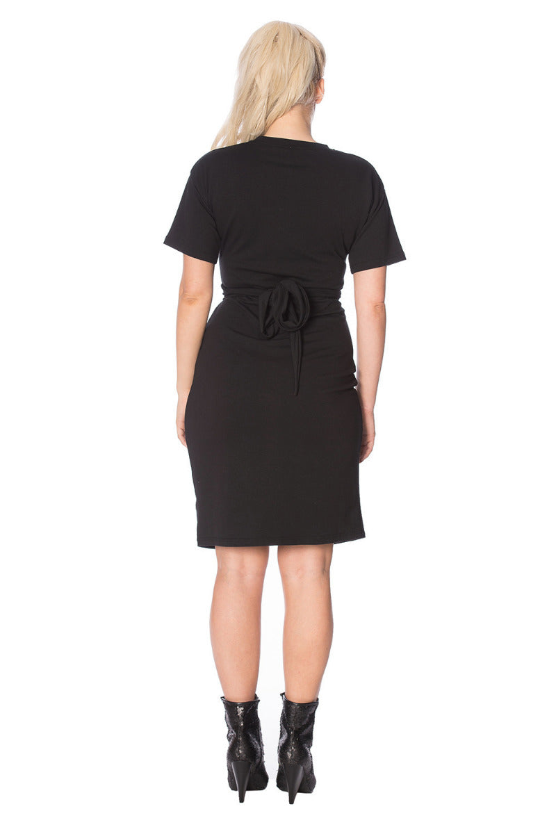 TIE FRONT DRESS