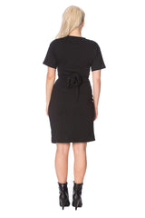 TIE FRONT DRESS