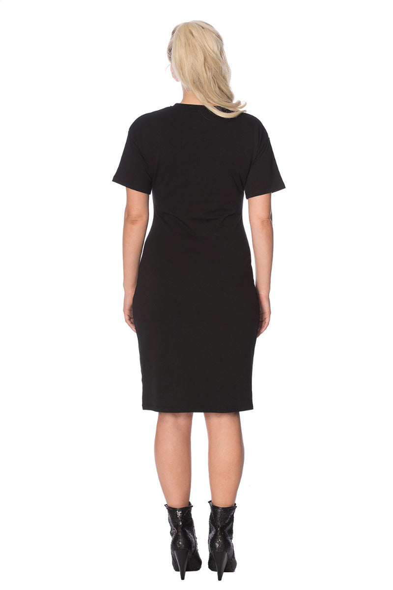 TIE FRONT DRESS