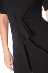 TIE FRONT DRESS