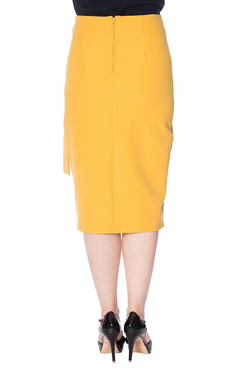 BOW PENCIL SKIRT