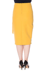 BOW PENCIL SKIRT