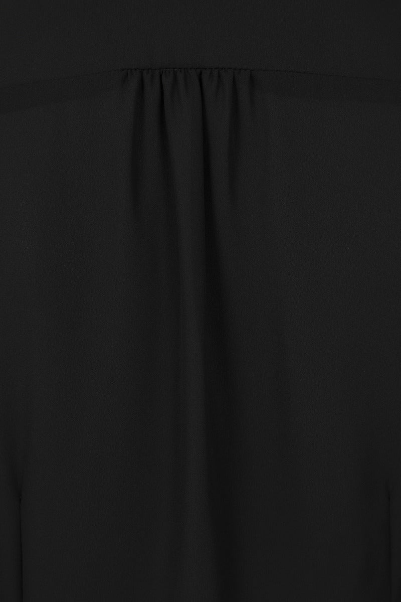 Banned Retro 1950's Perfect Pussy Bow Vintage Bell Sleeve Blouse Black