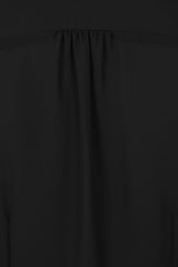 Banned Retro 1950's Perfect Pussy Bow Vintage Bell Sleeve Blouse Black