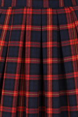 CHRISTMAS CHECK SKIRT